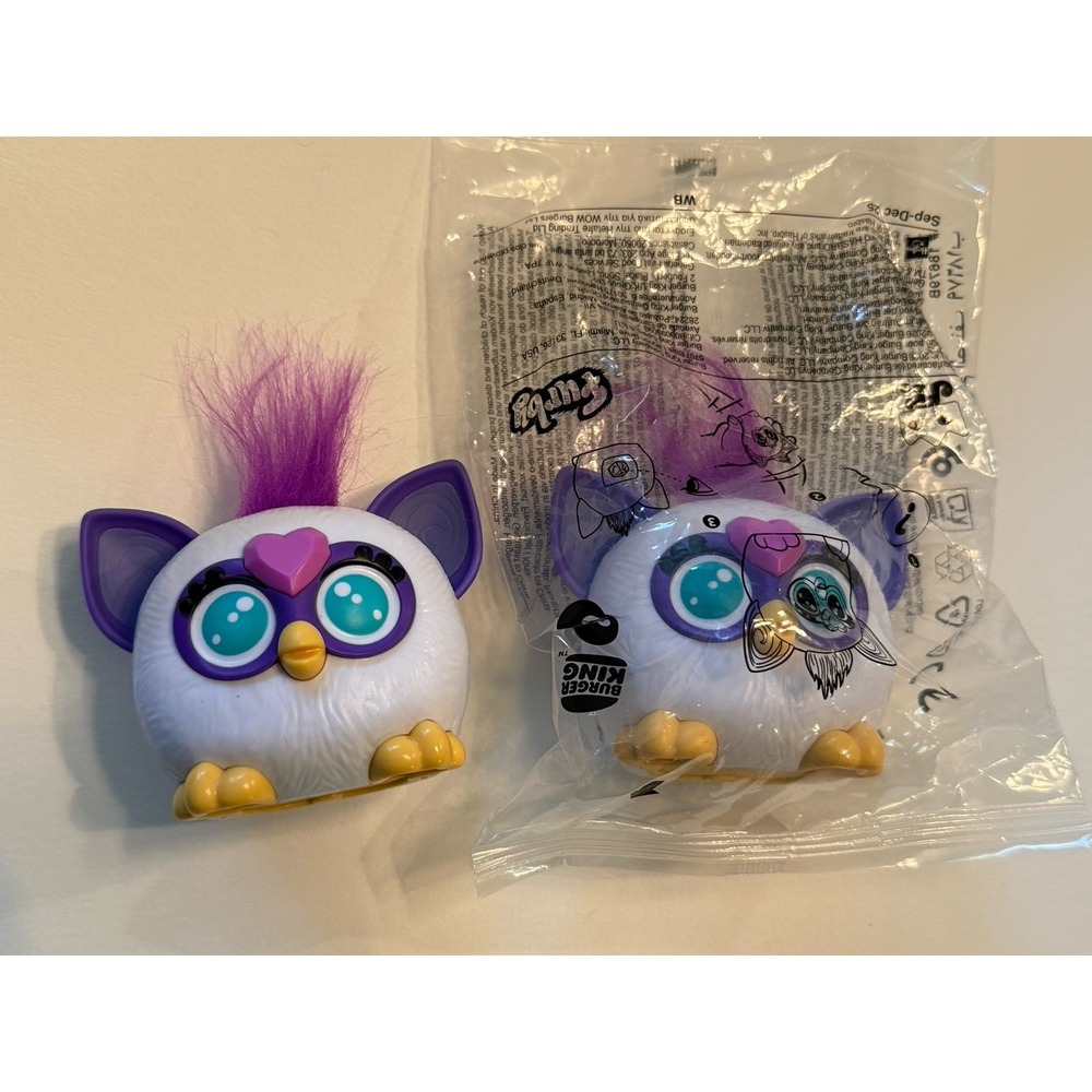 Lot Of Two 2026 Furby Burger King Toy Kids Meal Collectible Figure Toys NEW